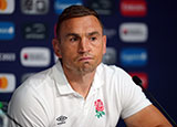 Kevin Sinfield during press conference at 2023 Rugby World Cup