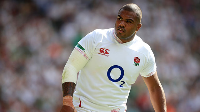 Kyle Sinckler in action for England during 2019 RWC warm up match against Ireland