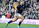 Kyle Steyn in action for Scotland during 2021 Autumn Internationals