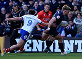 Kyle Steyn scores a try for Scotland v France during 2026 Six Nations