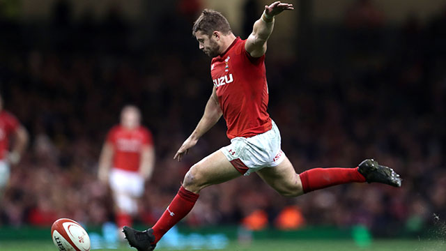 Leigh Halfpenny in action for Wales