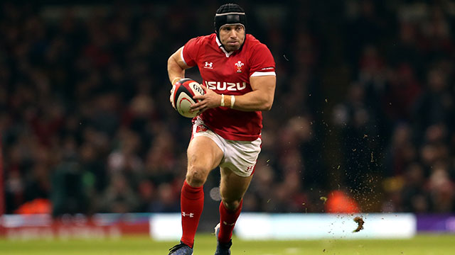 Leigh Halfpenny in action for Wales v Barbarians during 2019 autumn