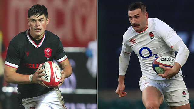 Louis Rees-Zammit and Jonny May