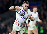 Luke Cowan-Dickie in action for England v New Zealand during 2022 Autumn Internationals