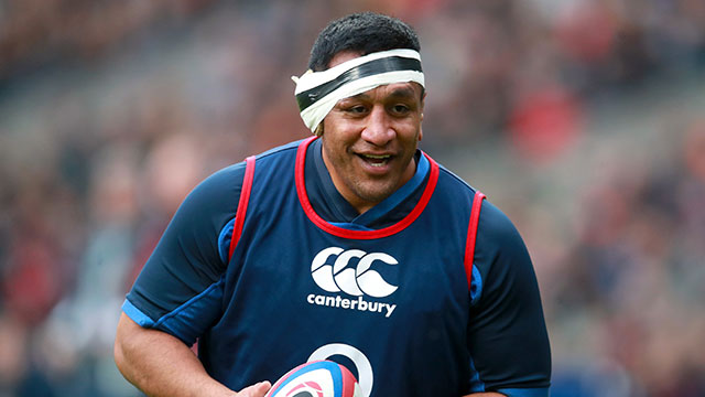 Mako Vunipola during an England training session