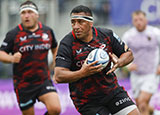 Mako Vunipola in action for Saracens during May 2023