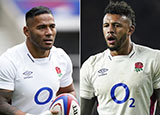 Manu Tuilagi and Courtney Lawes