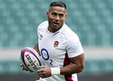 Manu Tuilagi at England training session during autumn internationals