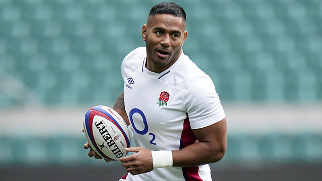 Manu Tuilagi at England training session during autumn internationals