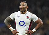 Manu Tuilagi in action for England v Australia in 2021 autumn internationals