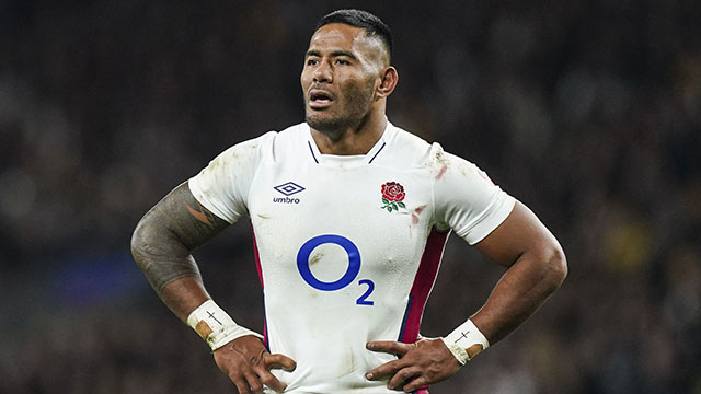 Manu Tuilagi in action for England v Australia in 2021 autumn internationals