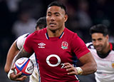 Manu Tuilagi in action for England v Tonga in 2021 Autumn Internationals