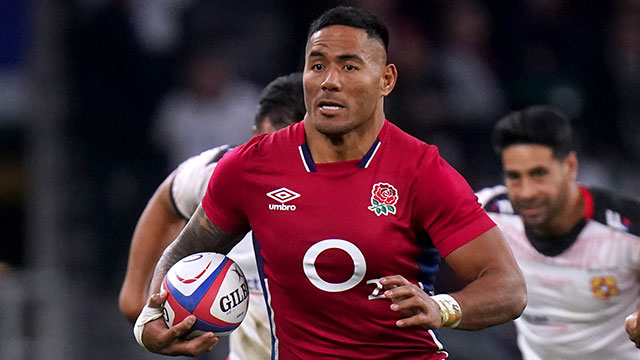 Manu Tuilagi in action for England v Tonga in 2021 Autumn Internationals