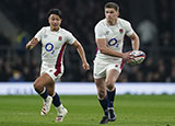 Marcus Smith and Owen Farrell in action for England v Australia during 2022 Autumn Internationals