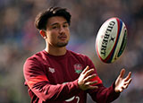 Marcus Smith during an England training session for 2024 Six Nations