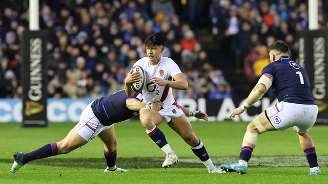 Marcus Smith in action for England against Scotland in 2022 Six Nations