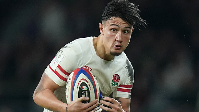 Marcus Smith in action for England v Scotland during 2023 Six Nations