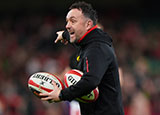 Matt Sherratt before Wales v Ireland match during 2025 Six Nations