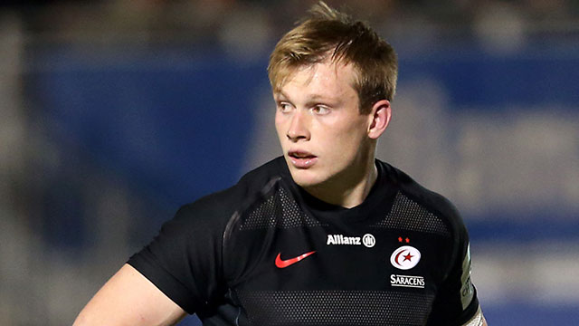 Nick Tompkins in action for Saracens