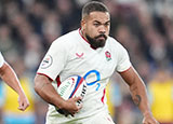 Ollie Lawrence in action for England v Fiji during 2025 Autumn Internationals