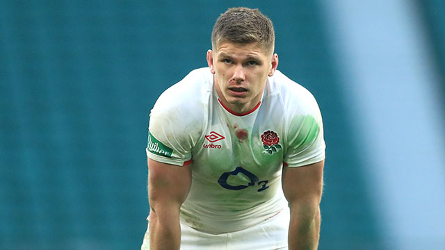 Owen Farrell during England v France match in 2020 Autumn Nations Cup final