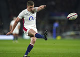 Owen Farrell in action for England during 2021 Autumn Internationals