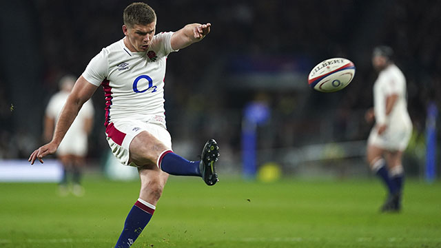 Owen Farrell in action for England during 2021 Autumn Internationals