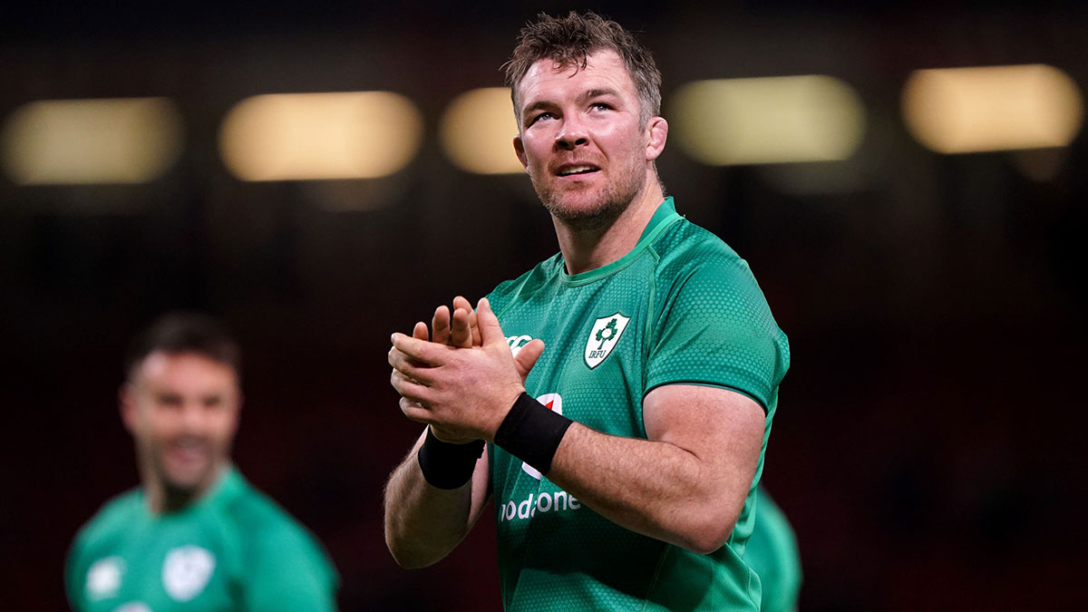 Peter O'Mahony at Wales v Ireland match during 2023 Six Nations