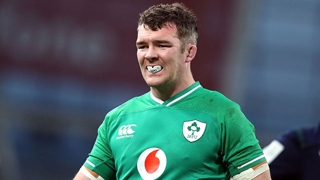 Peter O'Mahony during the Ireland v Scotland match in 2020 Six Nations