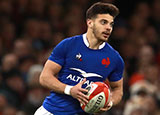 Romain Ntamack in action for France against Wales during 2020 Six Nations