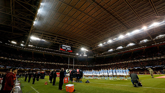 Roof shut at Principality Stadium