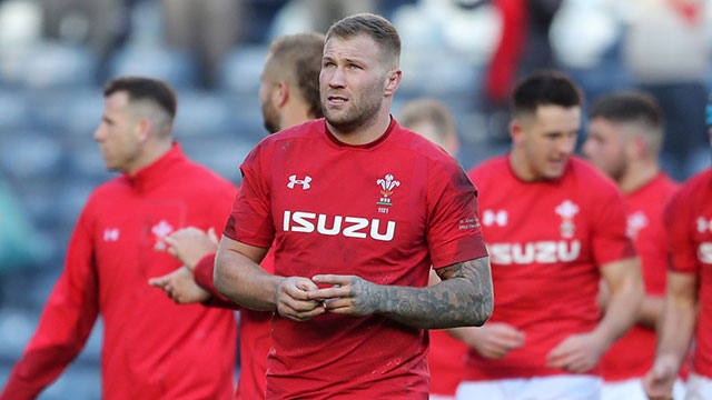 Ross Moriarty after Scotland v Wales match in 2019 Six Nations