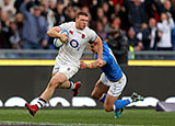 Sam Simmonds in action for England