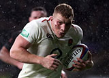 Sam Underhill in action for England during the Autumn Internationals