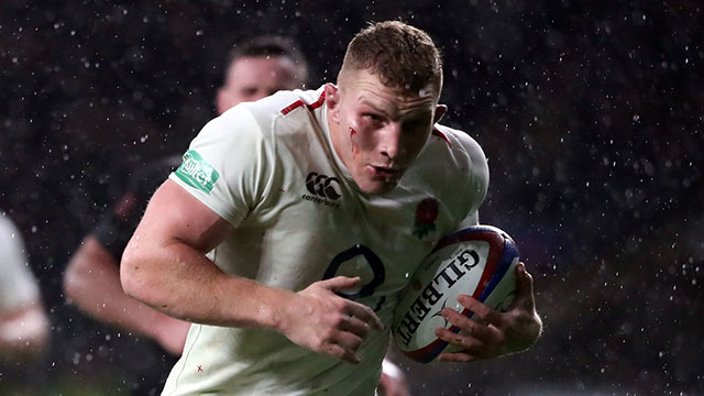 Sam Underhill in action for England during the Autumn Internationals