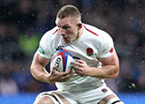 Sam Underhill in action for England v New Zealand during the Autumn Internationals