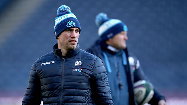 Scotland assistant coach Mike Blair during captain's run