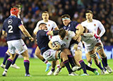 Scotland v England in 2022 Calcutta Cup match at Murrayfield