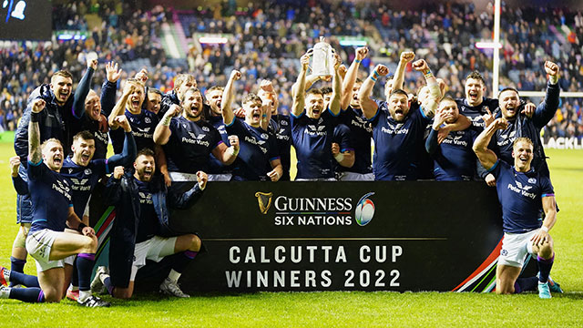Scotland won the Calcutta Cup in 2022 Six Nations