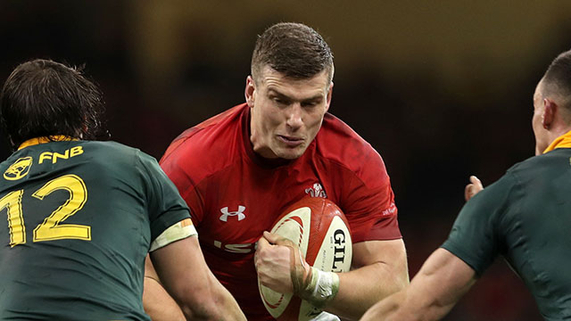 Scott Williams in action for Wales during 2017 autumn internationals