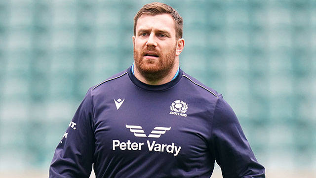 Simon Berghan during Scotland Captains Run at Twickenham during 2023 Six Nations