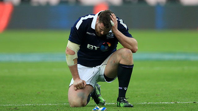 Simon Berghan in action for Scotland