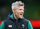 Simon Easterby at Ireland v England match during 2025 Six Nations