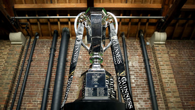 Six Nations trophy at 2020 launch