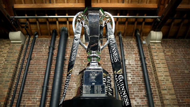 Six Nations trophy at 2020 launch