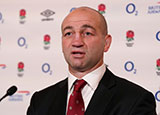 Steve Borthwick during the 2023 Six Nations squad announcement