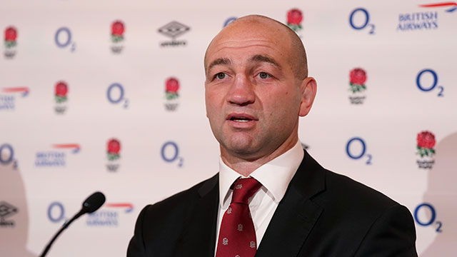 Steve Borthwick during the 2023 Six Nations squad announcement