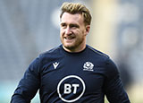 Stuart Hogg at Scotland v France match during 2020 Autumn Nations Cup