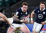 Stuart Hogg in action for Scotland against England during 2021 Six Nations