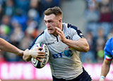 Stuart Hogg in action for Scotland v Italy in 2019 Six Nations